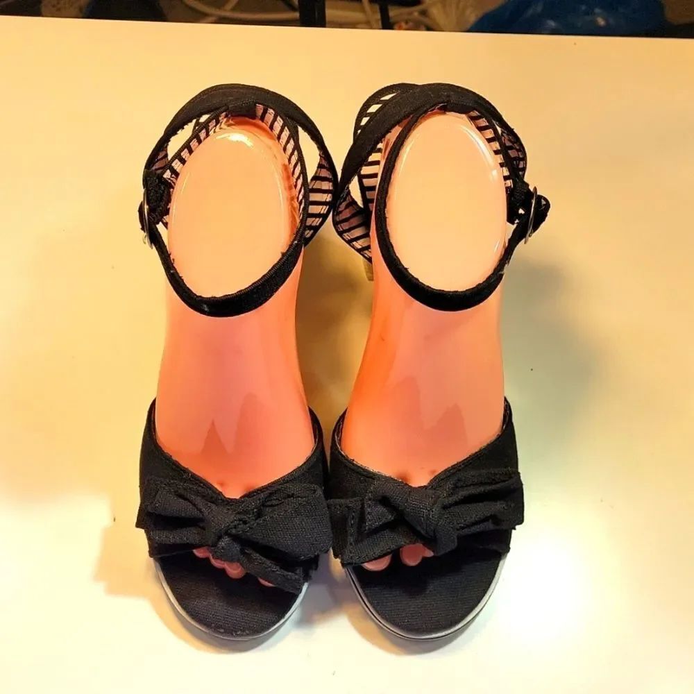 REBELS GINGER II BLOCK HEEL ANKLE STRAP OPEN TOE WOMEN"S PLASFORM SANDAL